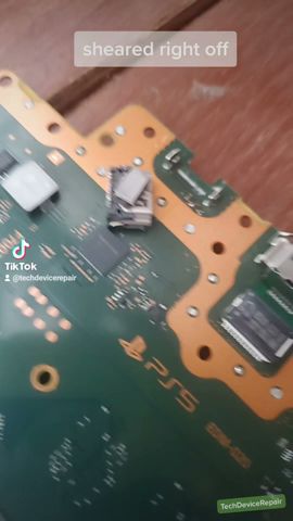 PS5 HDMI sheared right off | PS5 HDMI port replacement - YouTube