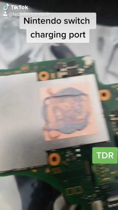 Nintendo switch charging port replacement - YouTube